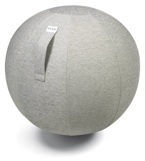 כדור ישיבה ארגונומי - VLUV STOV Concrete - אפור בהיר (כדור פיזיו איכותי)