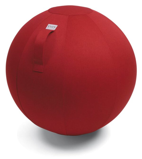 כדור ישיבה ארגונומי - VLUV LEIV Ruby Rot - אדום (כדור פיזיו איכותי)